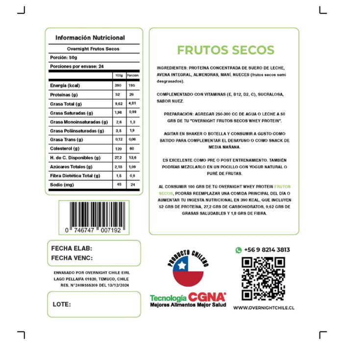 Overnight Whey Protein Frutos Secos WEB