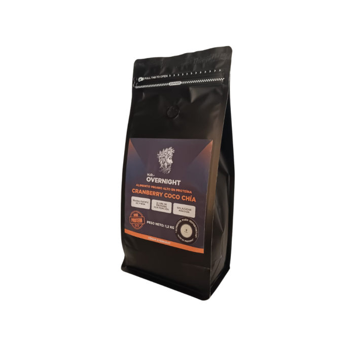 Vegan Overnight Cranberrie Coco Chia 2 1