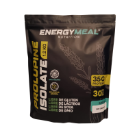 Proteína vegetal pura con 35 g de proteína por porción, sin sabor para mayor versatilidad. Elaborada en Temuco, con Aislado Proteico de Lupino.